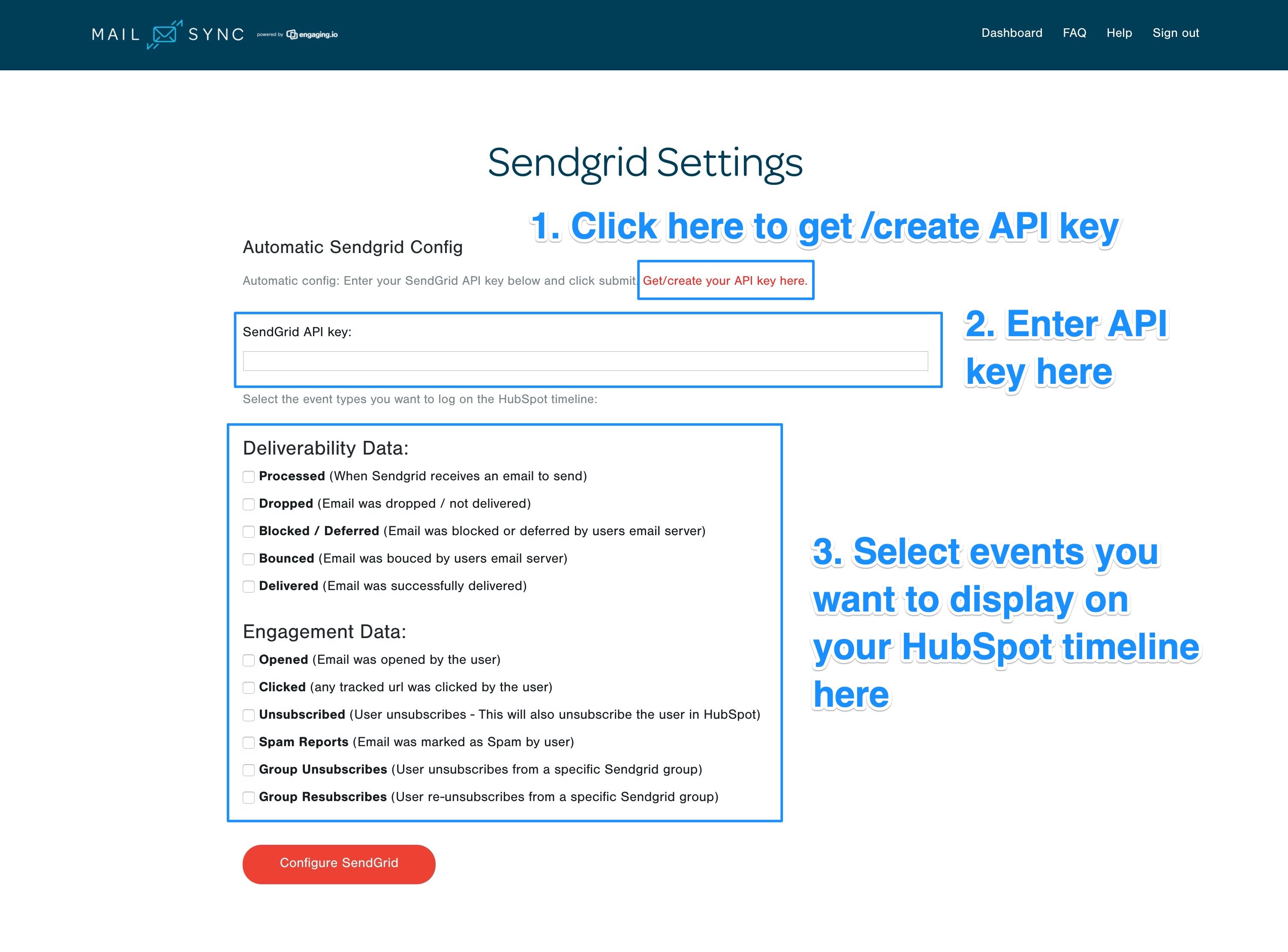 ConnectSendGrid-API
