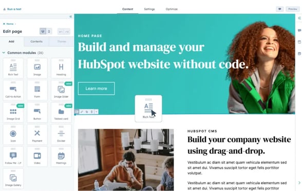 HubSpot-Drag-and-Drop-Website-Builder