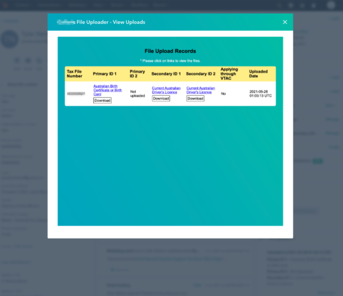 HubSpot CRM card file upload