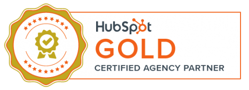 HubSpot gold badge banner