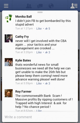 Commonwealth Bank social media fail
