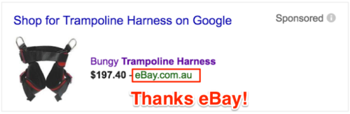 eBay advertising my products