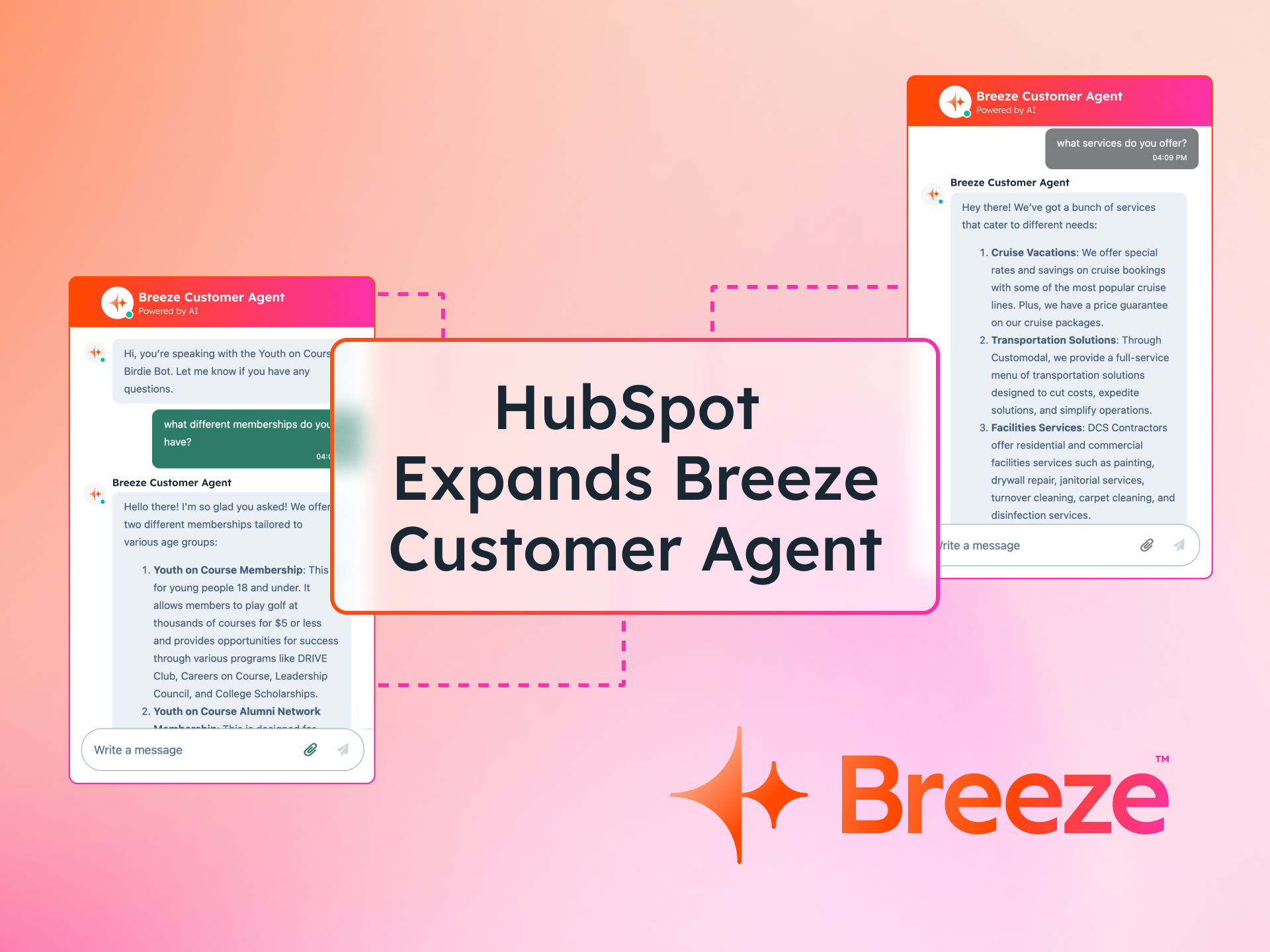 HubSpot Customer Agent graphic