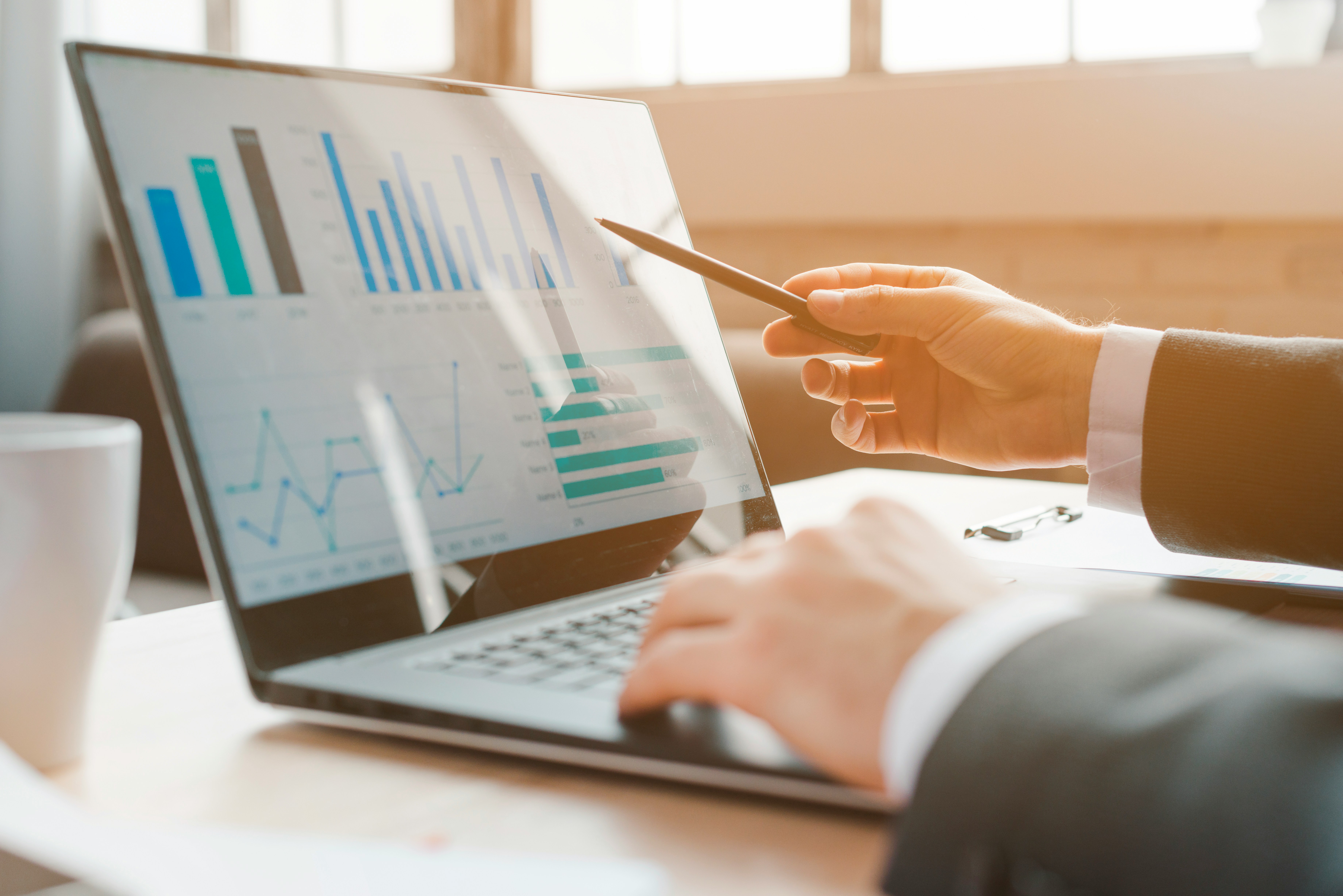 man budgeting and project planning